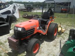 6-01122 (Equip.-Tractor)  Seller:Private/Dealer KUBOTA B7410 DIESEL TRACTOR WITH PTO