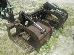 6-01110 (Equip.-Implement- misc.)  Seller:Private/Dealer SKID STEER LOADER 78 INCH GRAPPLE BUCKET