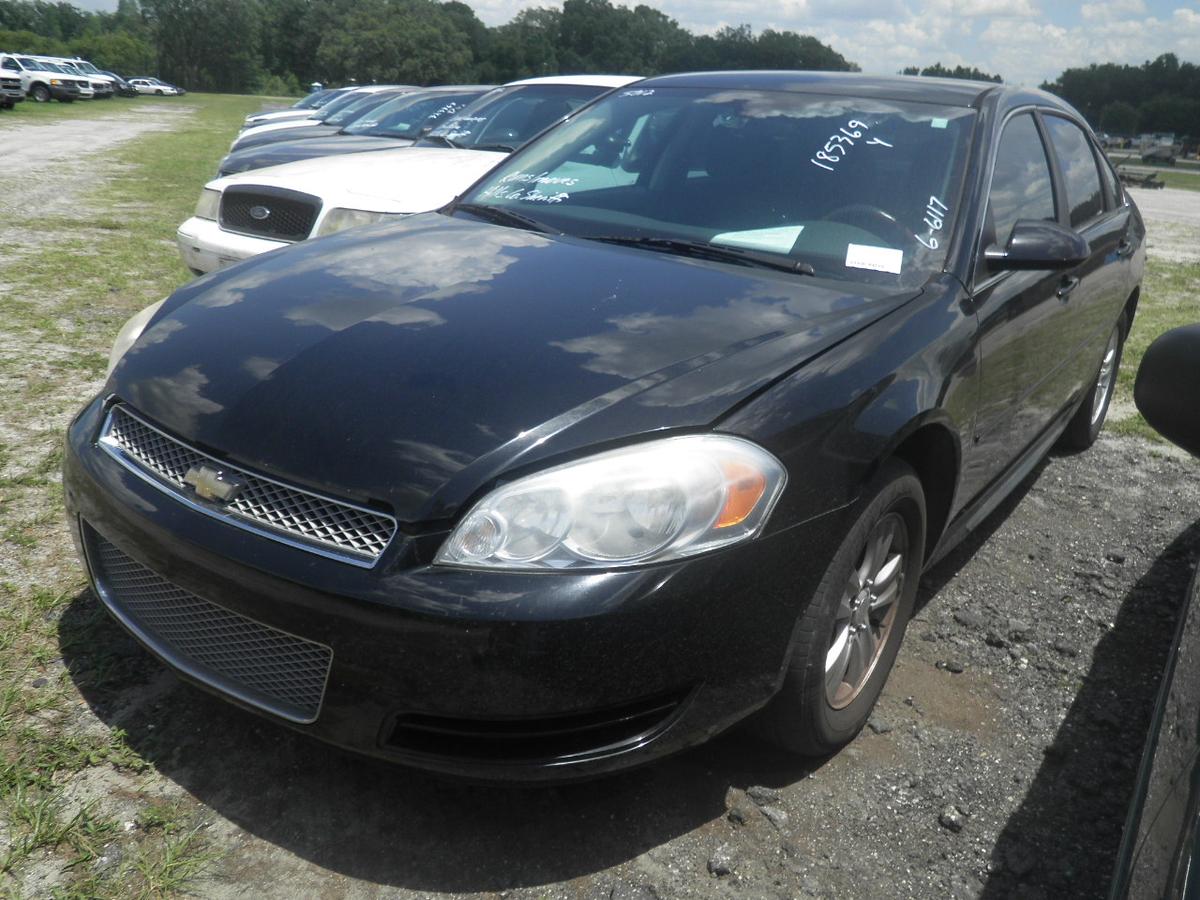 6-06117 (Cars-Sedan 4D)  Seller: Gov/Hillsborough County Sheriff-s 2012 CHEV IMPALA