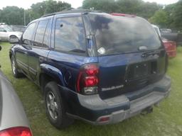 6-07134 (Cars-SUV 4D)  Seller:Private/Dealer 2002 CHEV TRAILBLAR