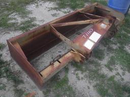 7-01110 (Equip.-Implement- misc.)  Seller: Gov/City of Oldsmar WOODS XB84 3PT HITCH BOX SCRAPER