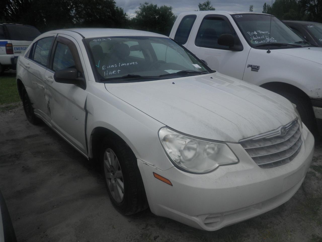 7-05126 (Cars-Sedan 4D)  Seller: Gov/Hillsborough Area Regional Tra 2008 CHRY SEBRING