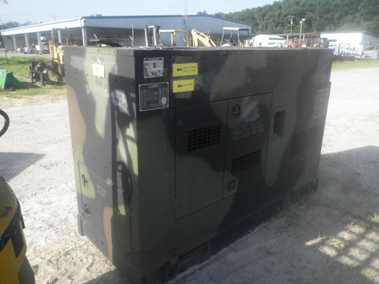 10-01142 (Equip.-Generator)  Seller:Private/Dealer DOD MEP806A 60KW DIESEL GENERATOR SET