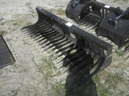 11-01206 (Equip.-Implement- misc.)  Seller:Private/Dealer SKID STEER LOADER 84 INCH ROCK BUCKET