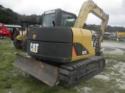 1-01132 (Equip.-Excavator)  Seller:Private/Dealer CAT 307D ENCLOSED CAB RUBBER TRACK EXCAV