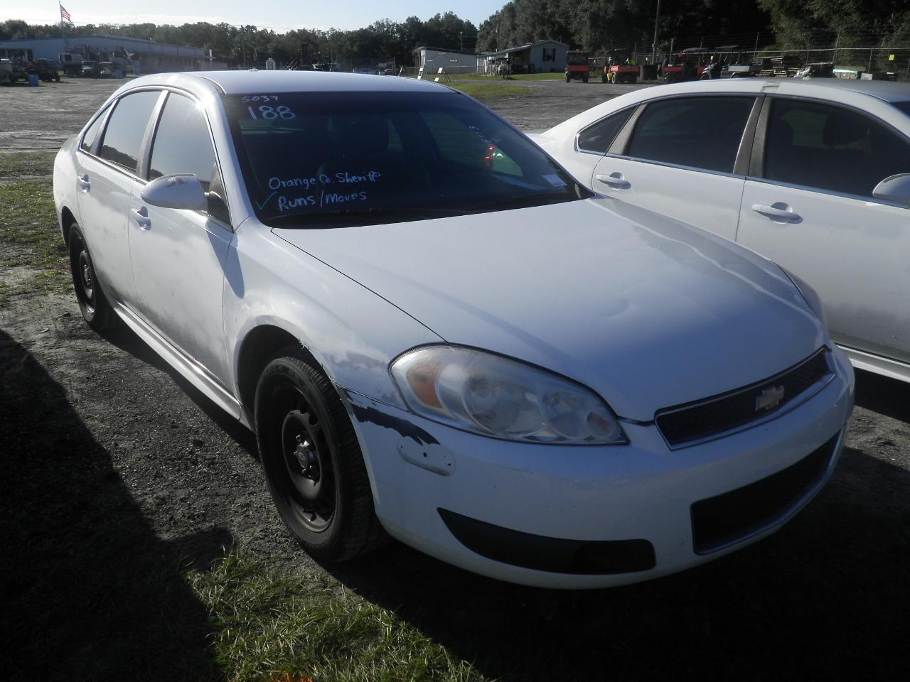 1-06113 (Cars-Sedan 4D)  Seller: Gov/Orange County Sheriffs Office 2012 CHEV IMPALA