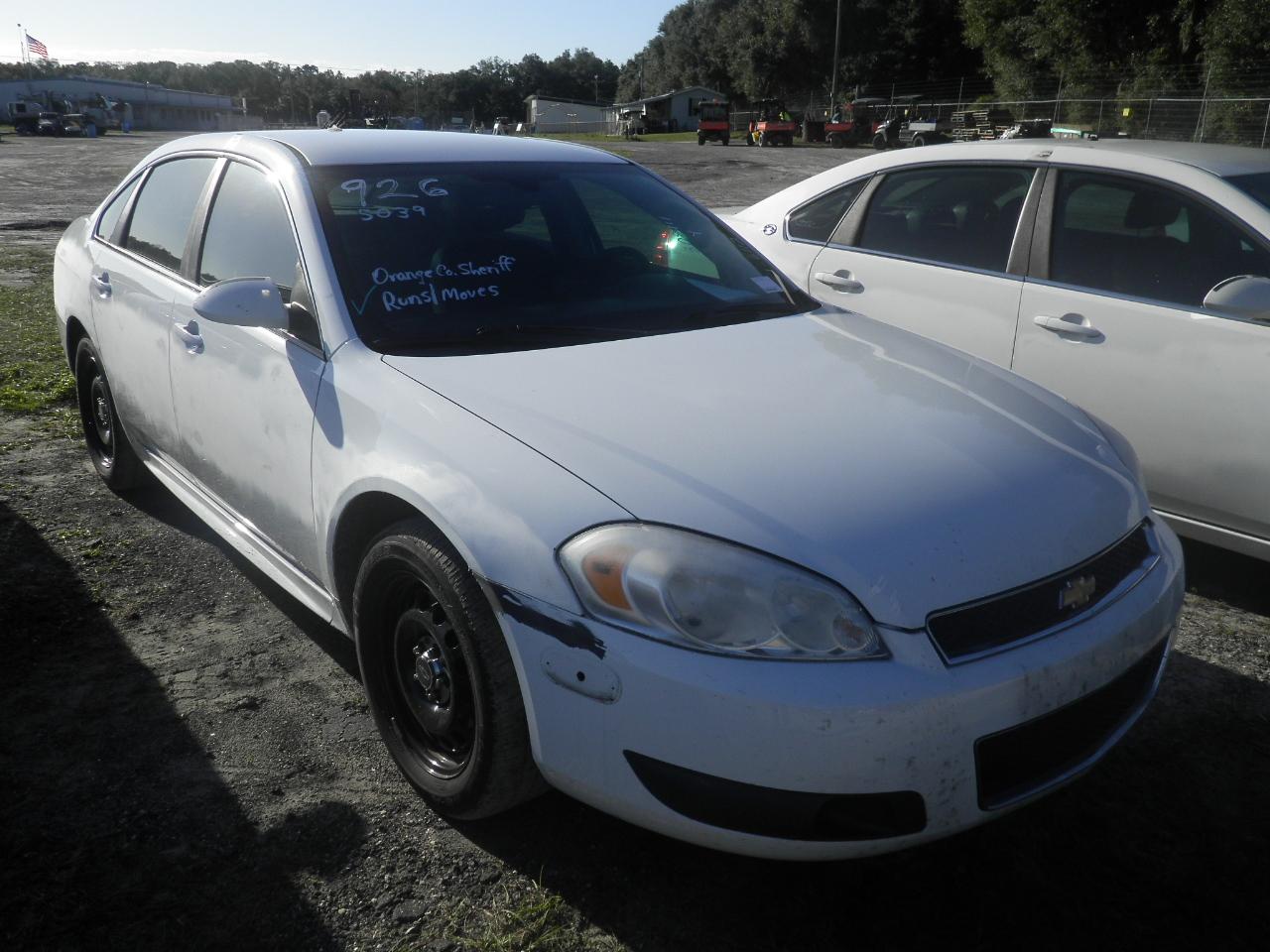 1-06112 (Cars-Sedan 4D)  Seller: Gov/Orange County Sheriffs Office 2012 CHEV IMPALA