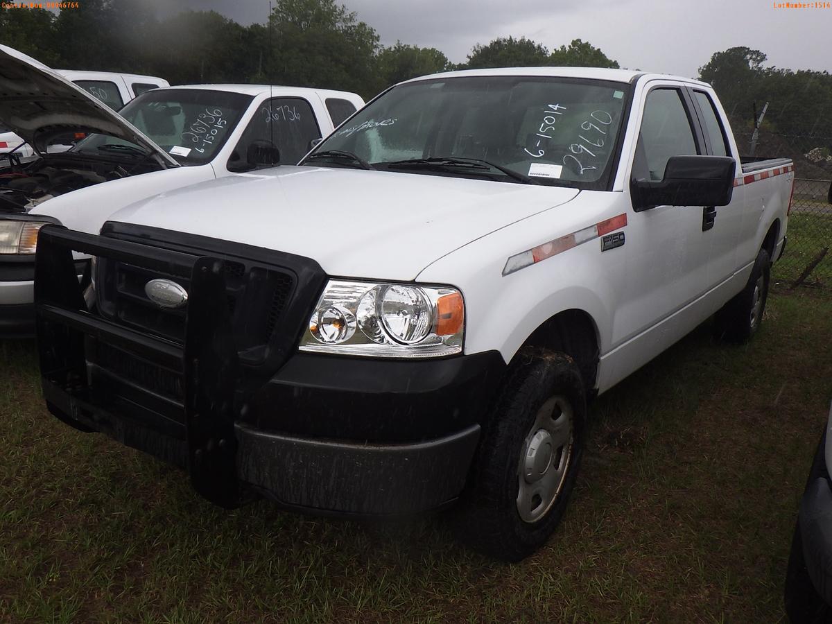 6-15014 (Trucks-Pickup 2D)  Seller: Florida State D.O.T. 2006 FORD F150