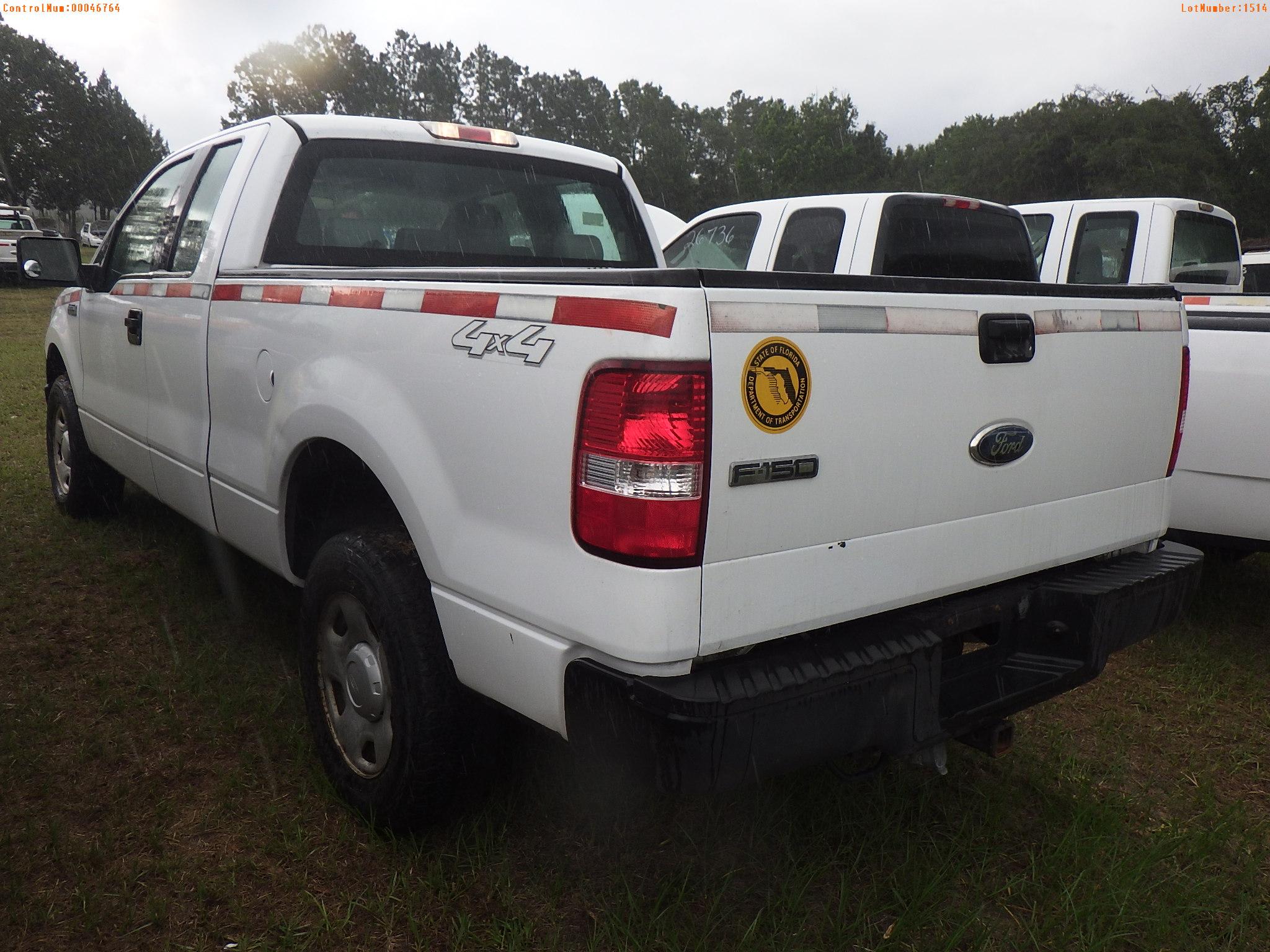 6-15014 (Trucks-Pickup 2D)  Seller: Florida State D.O.T. 2006 FORD F150