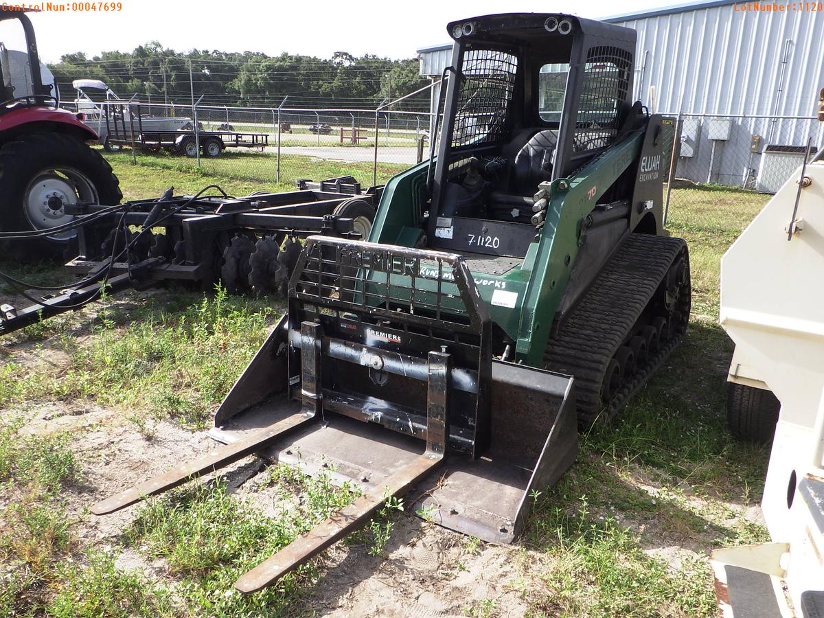 7-01120 (Equip.-Loader- skid steer)  Seller:Private/Dealer TEREX PT-70 TRACK SKI