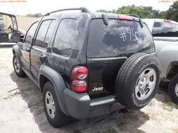 7-05143 (Cars-SUV 4D)  Seller: Florida State A.T.T. 2006 JEEP LIBERTY