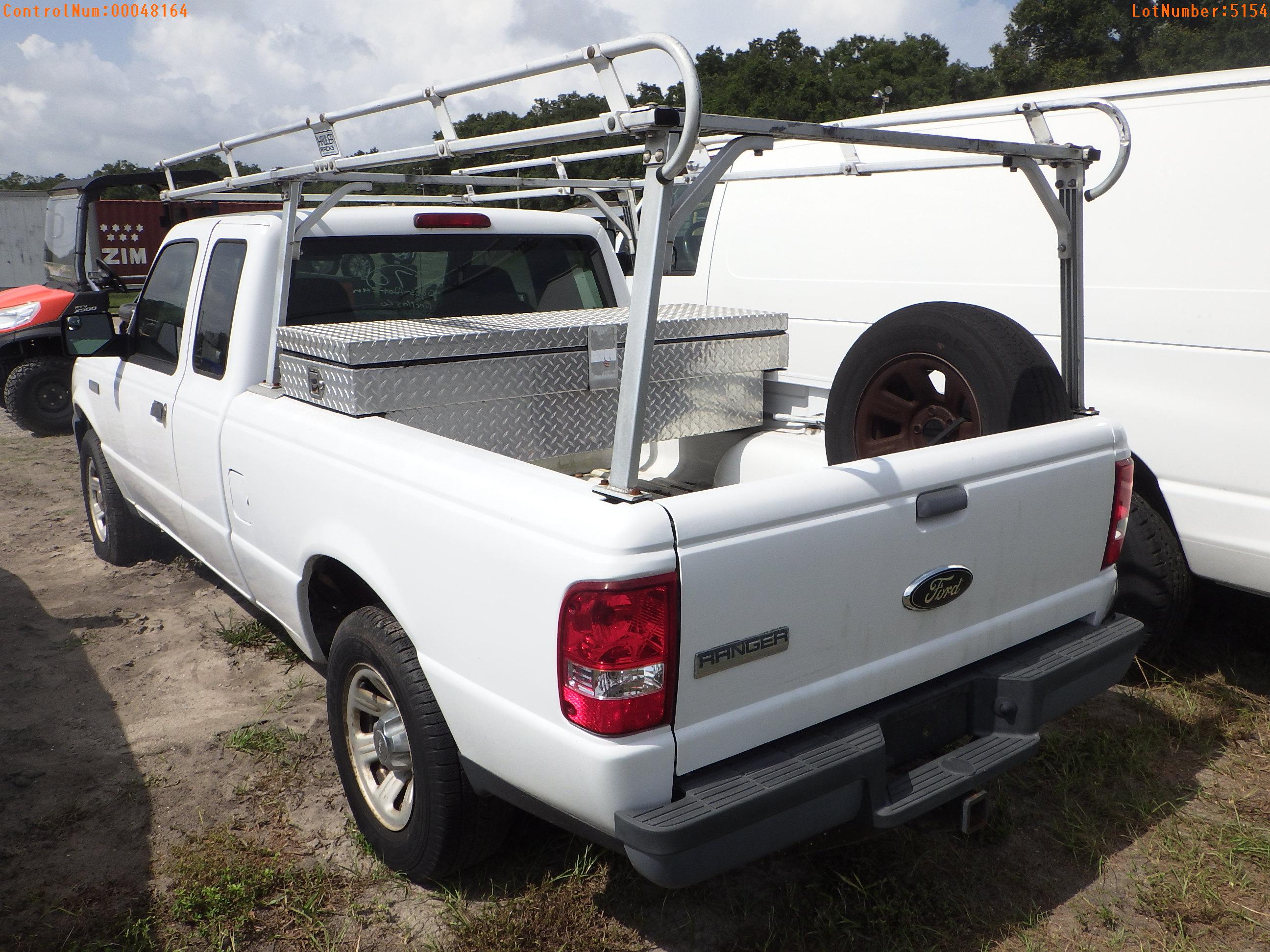 7-05154 (Trucks-Pickup 2D)  Seller: Gov-Pinellas County BOCC 2008 FORD RANGER