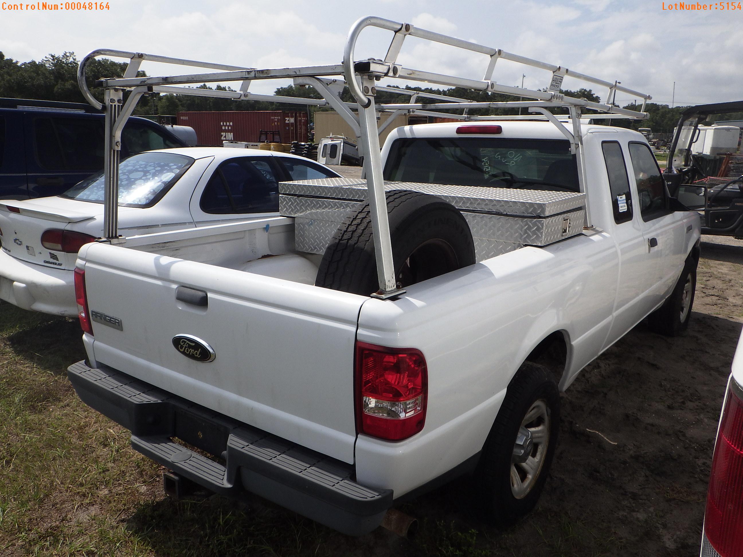 7-05154 (Trucks-Pickup 2D)  Seller: Gov-Pinellas County BOCC 2008 FORD RANGER