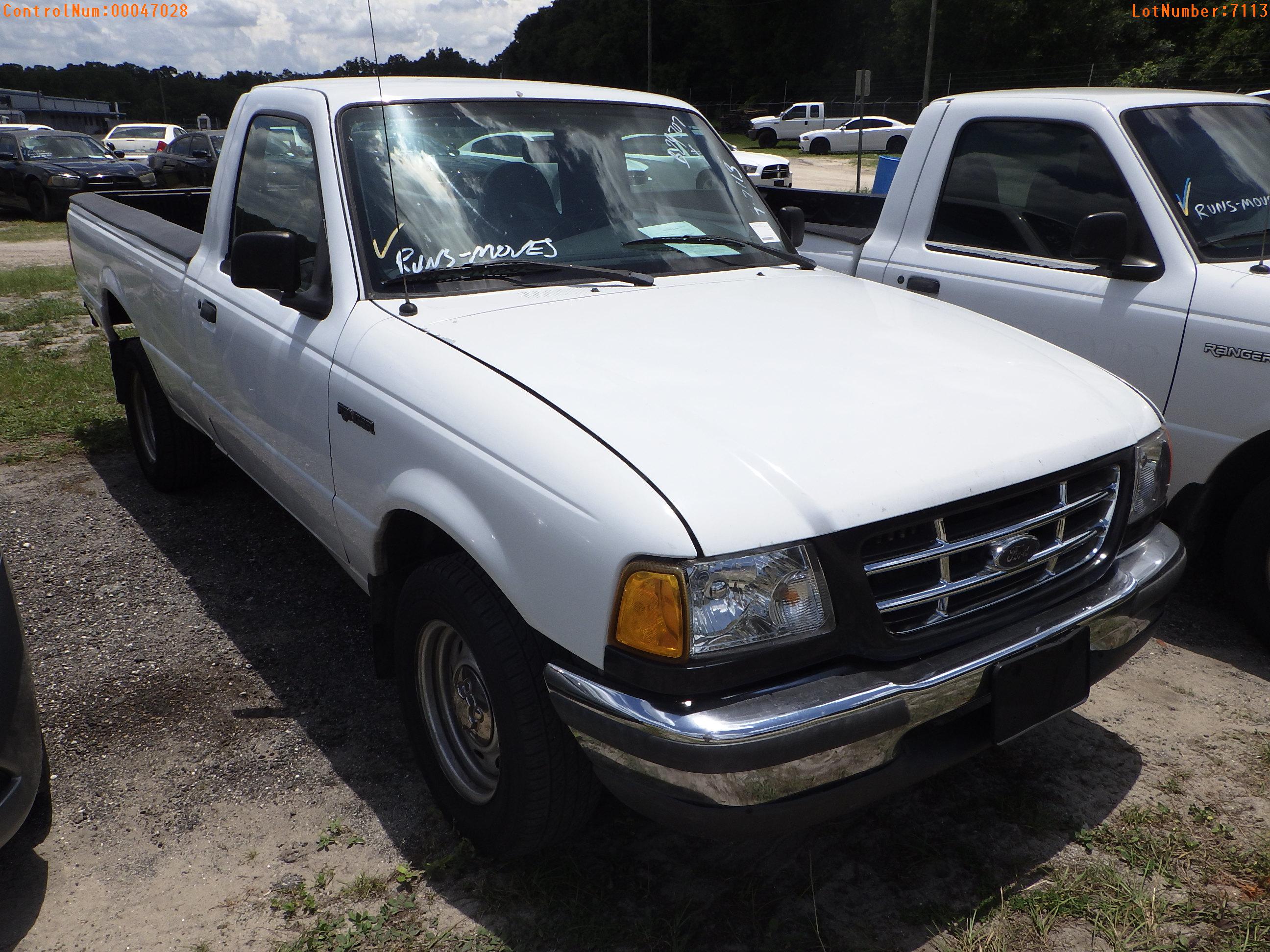 7-07113 (Trucks-Pickup 2D)  Seller:Private/Dealer 2001 FORD RANGER