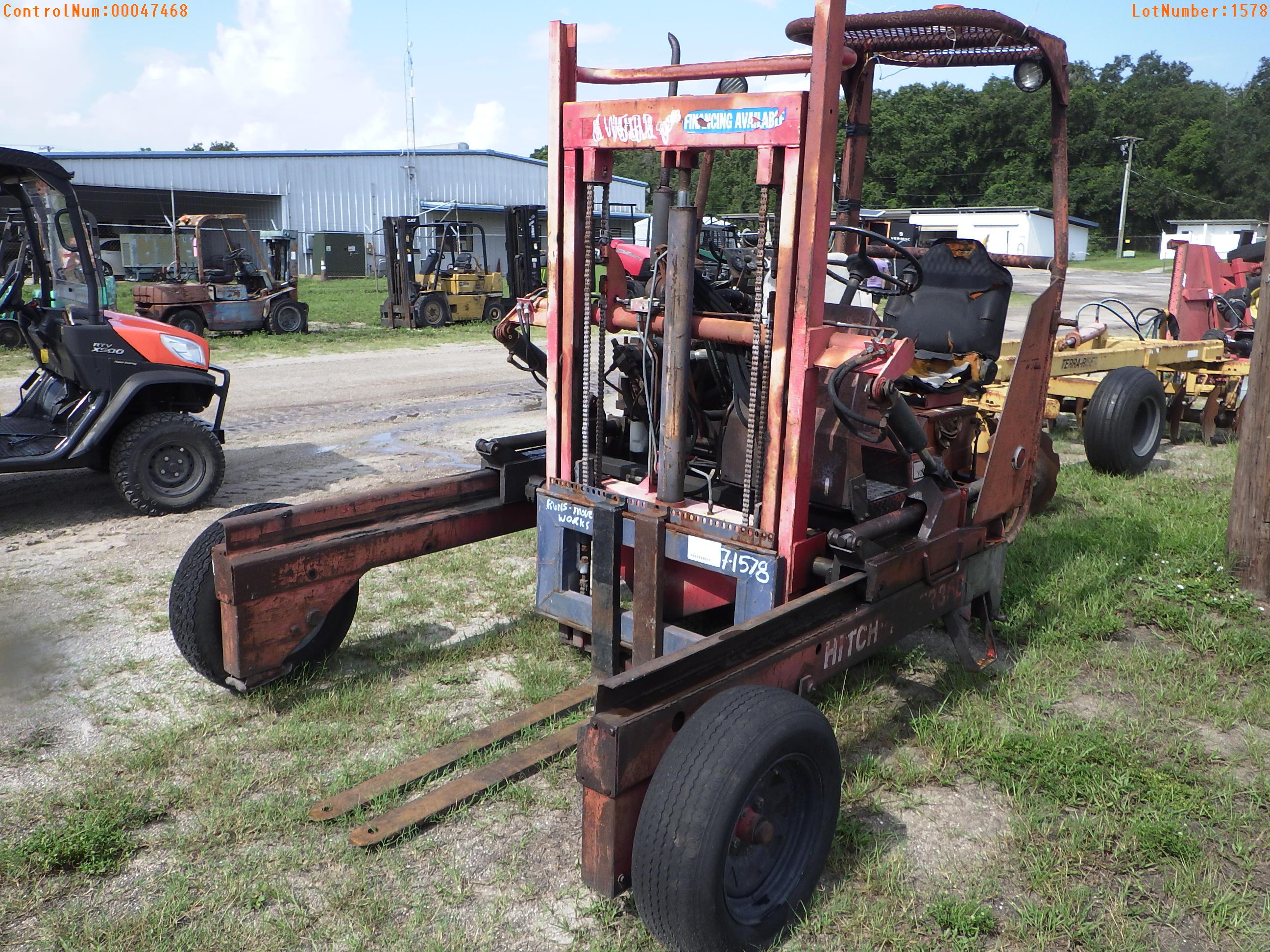 8-01132 (Equip.-Fork lift)  Seller:Private/Dealer PIGGY BACK DIESEL FORKLIFT