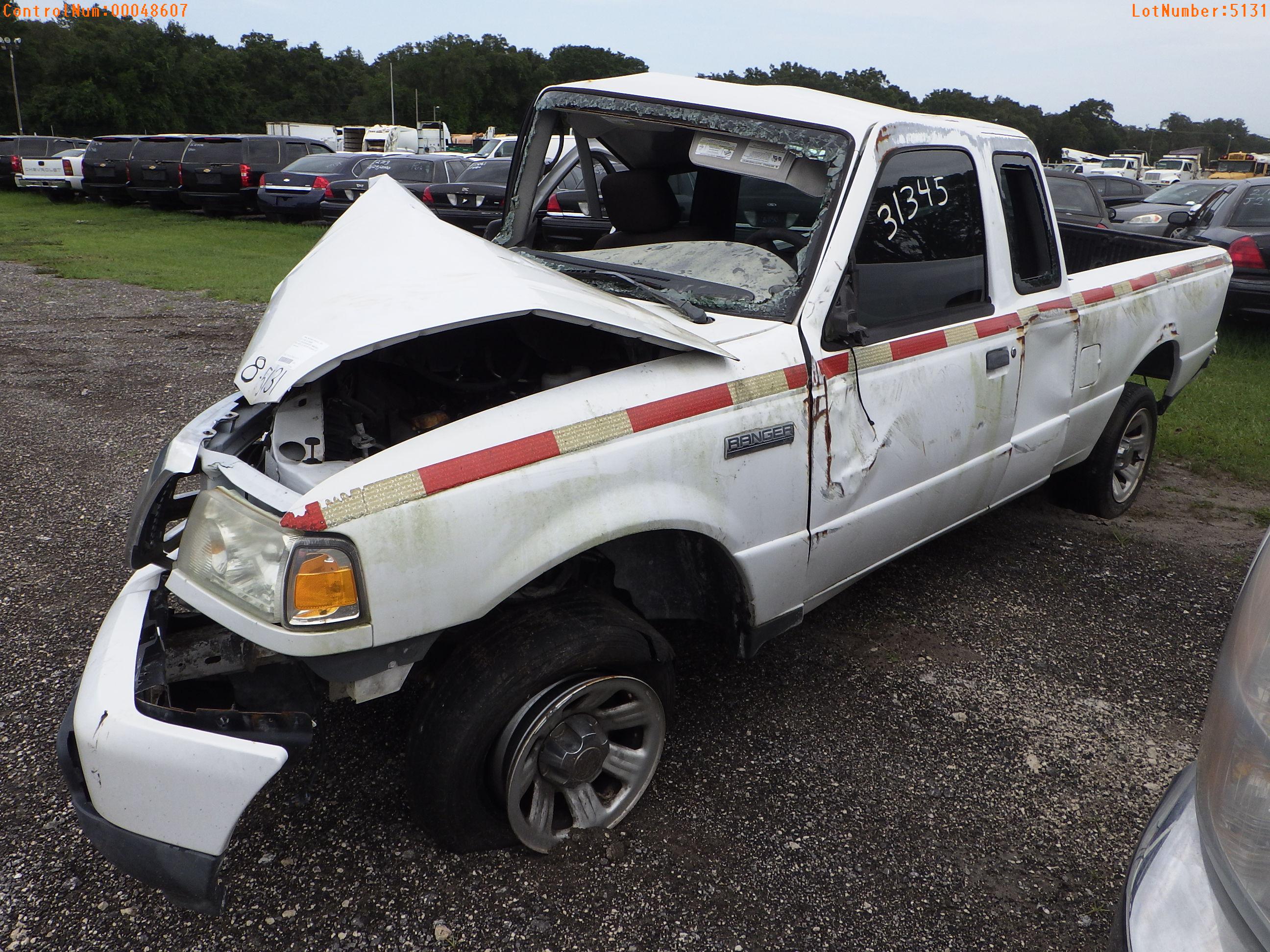 8-05131 (Trucks-Pickup 2D)  Seller: Florida State D.O.T. 2010 FORD RANGER