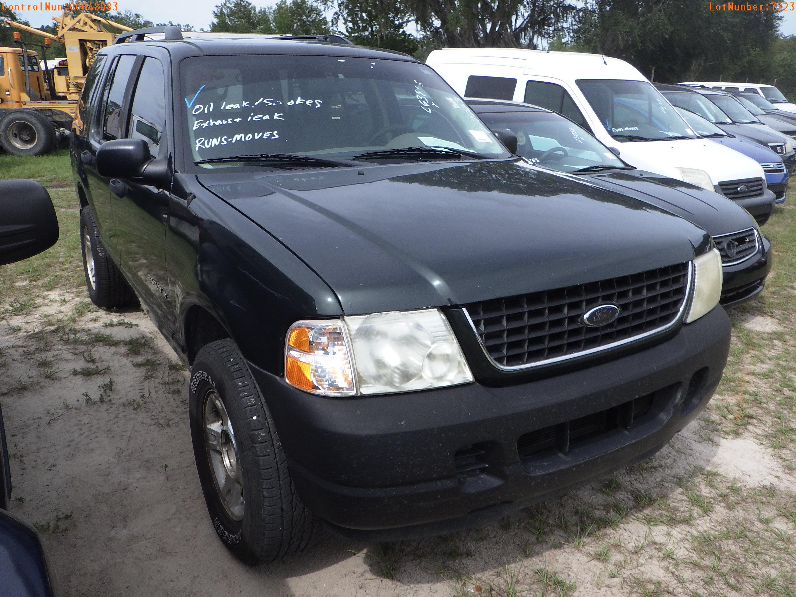 8-07122 (Cars-SUV 4D)  Seller:Private/Dealer 2002 FORD EXPLORER