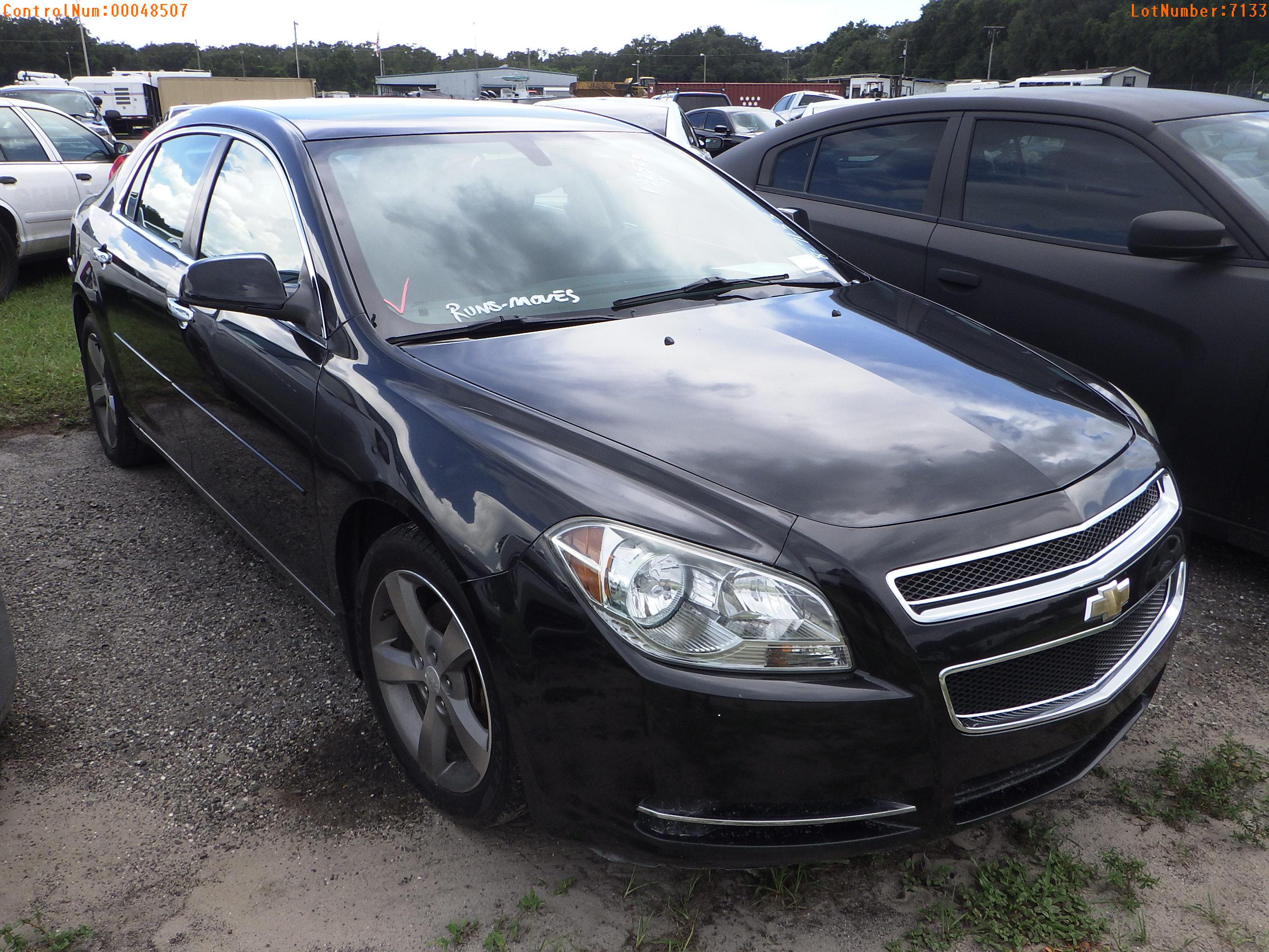 8-07133 (Cars-Sedan 4D)  Seller:Private/Dealer 2012 CHEV MALIBU