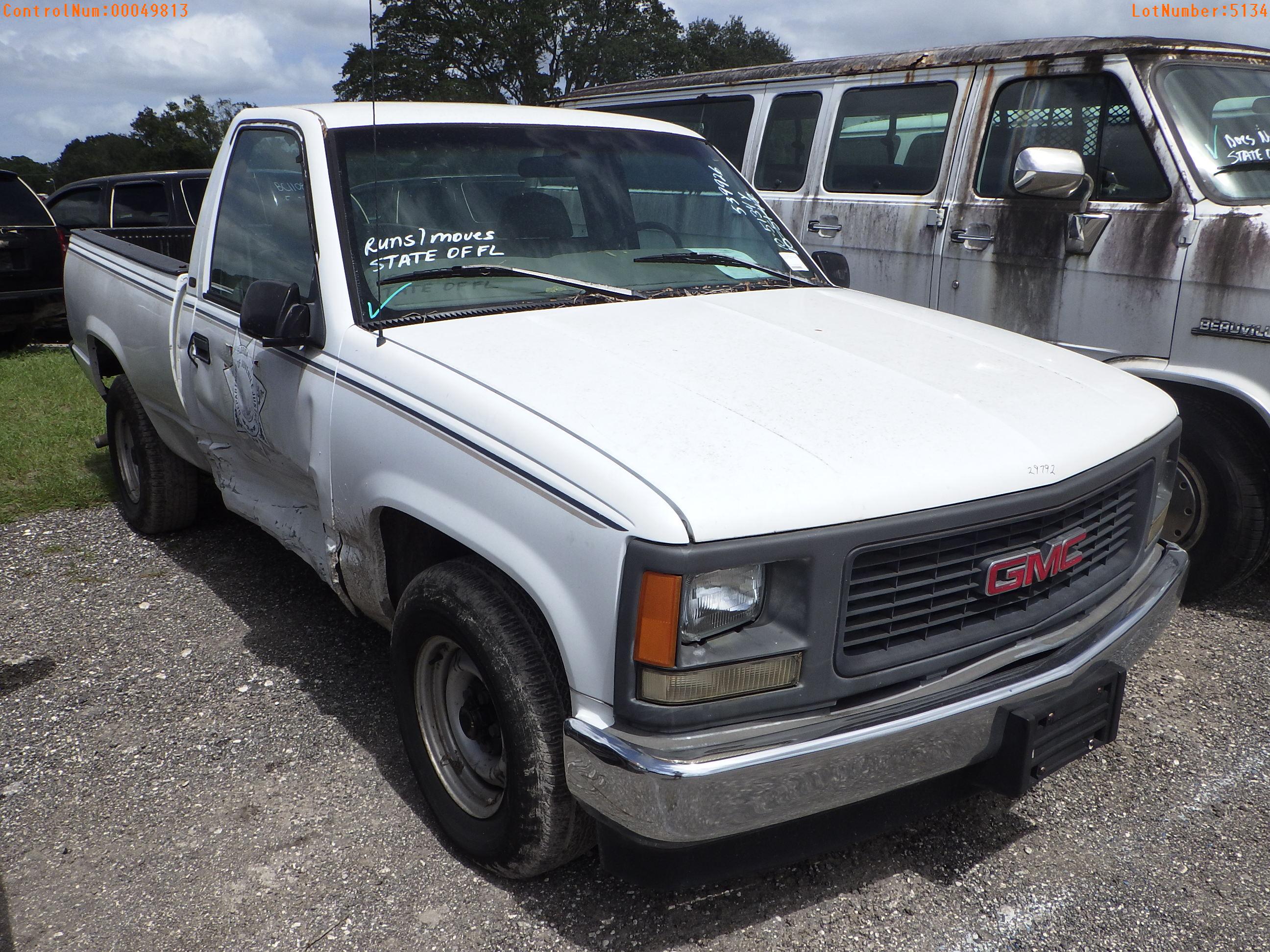 10-05134 (Trucks-Pickup 2D)  Seller: Florida State D.J.J. 1997 GMC 1500