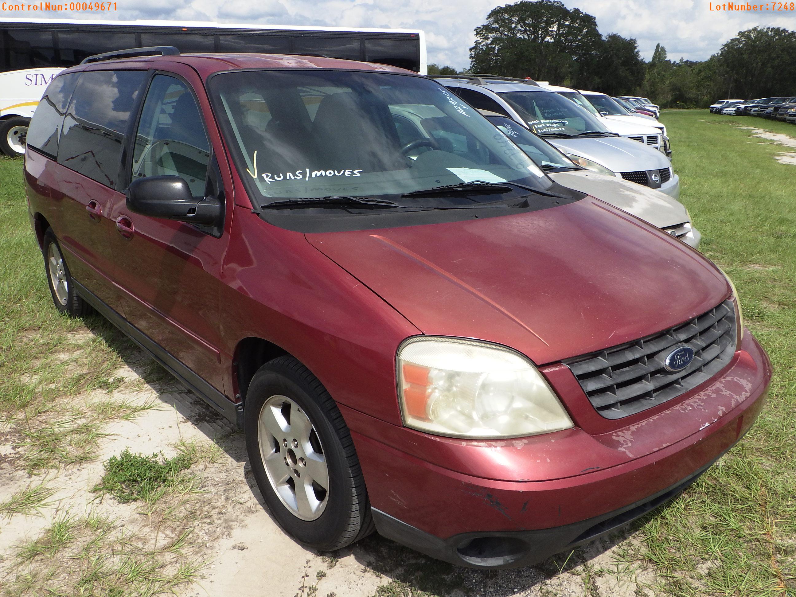 10-07118 (Cars-Van 4D)  Seller:Private/Dealer 2004 FORD FREESTYLE