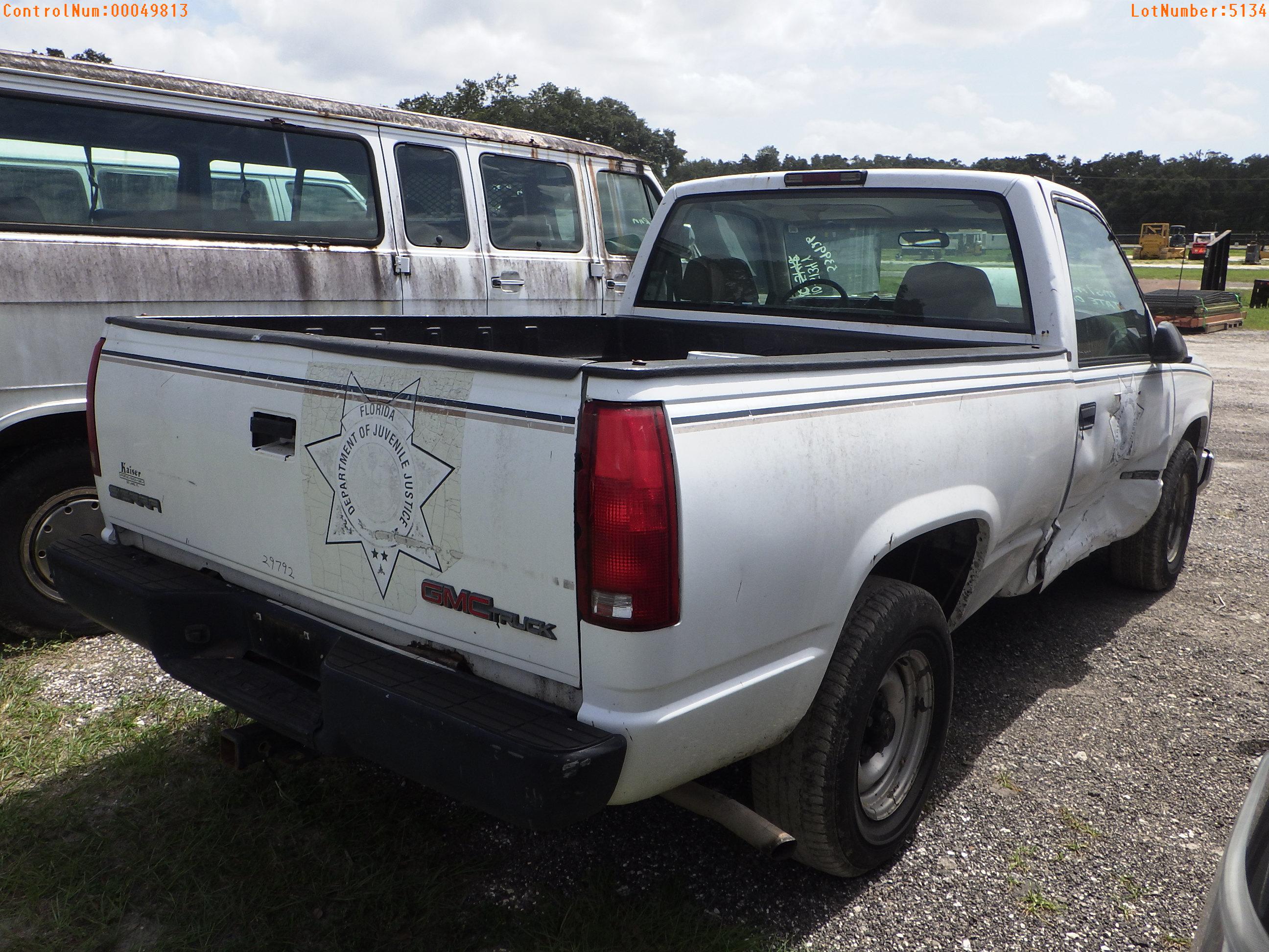 10-05134 (Trucks-Pickup 2D)  Seller: Florida State D.J.J. 1997 GMC 1500