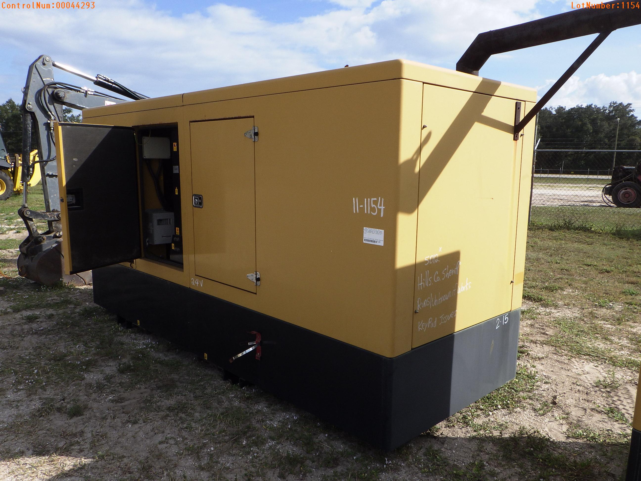 11-01154 (Equip.-Generator)  Seller: Gov-Hillsborough County Sheriff-s HIMOINSA