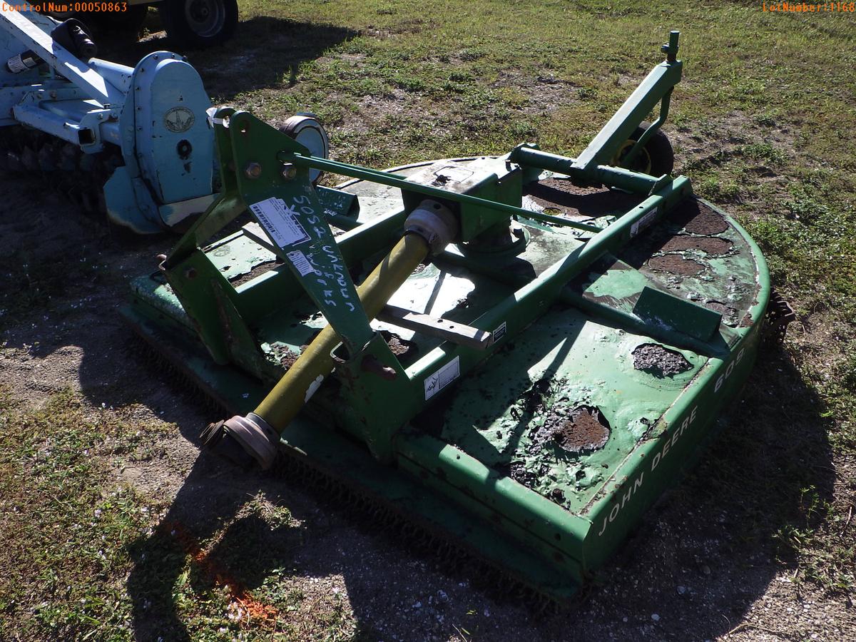 11-01168 (Equip.-Mower)  Seller: Gov-Hillsborough County B.O.C.C. JOHN DEERE 609