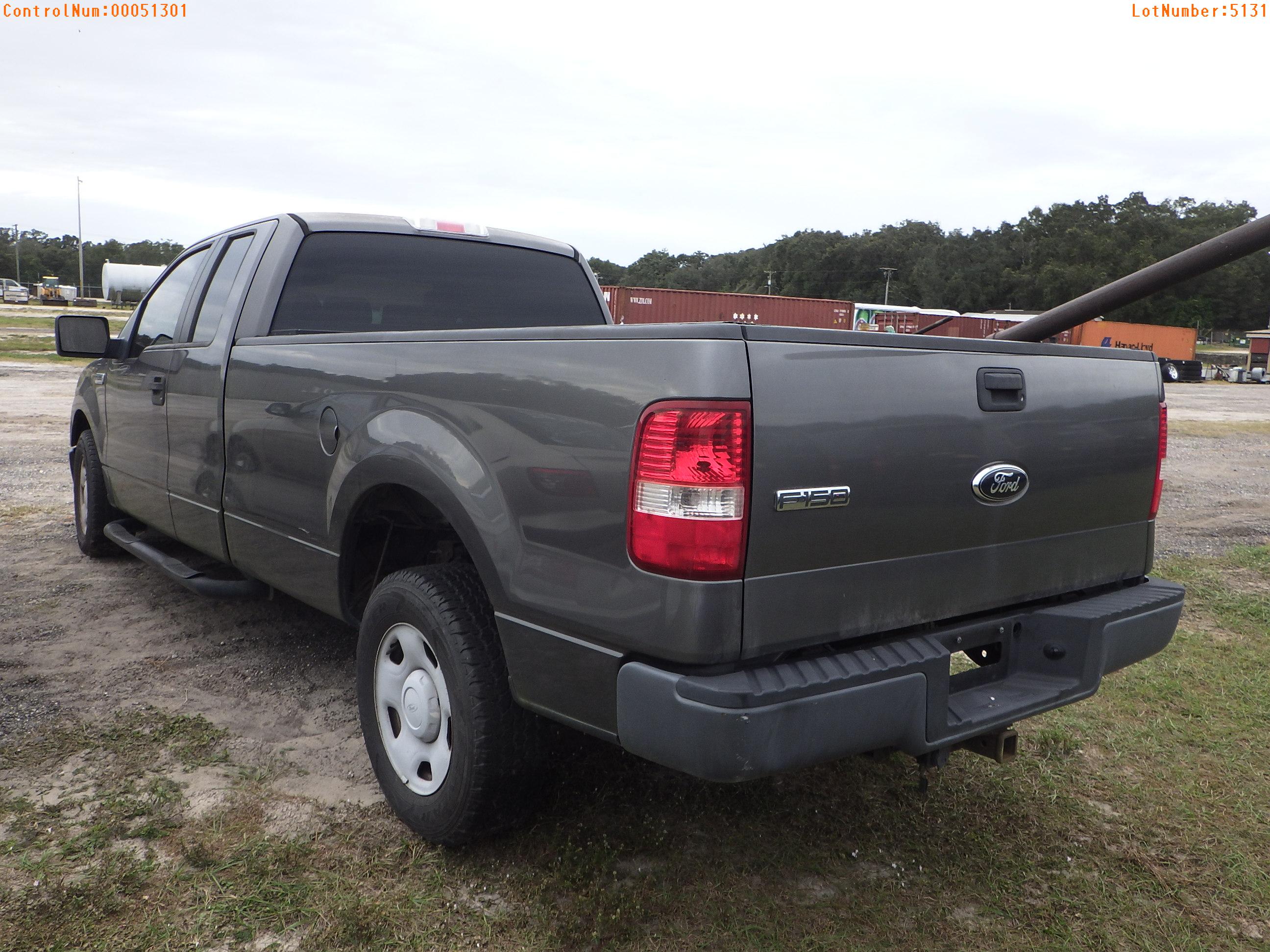 12-05131 (Trucks-Pickup 2D)  Seller: Florida State F.D.L.E. 2007 FORD F150