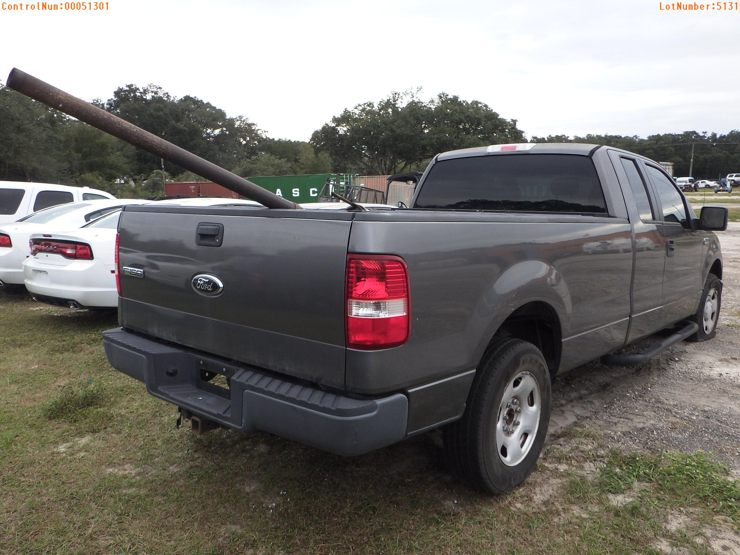 12-05131 (Trucks-Pickup 2D)  Seller: Florida State F.D.L.E. 2007 FORD F150