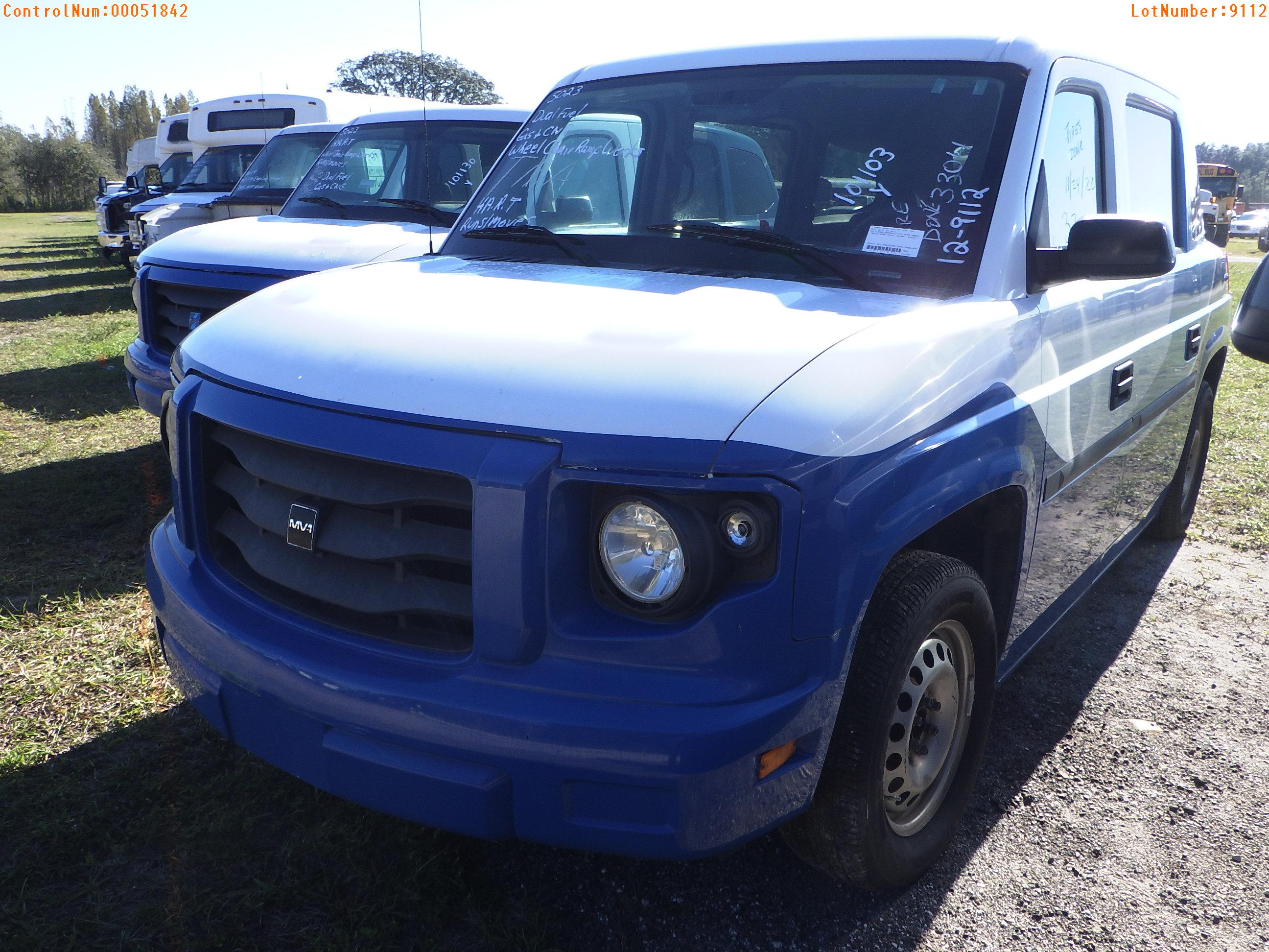 12-09112 (Cars-Van 4D)  Seller: Gov-Hillsborough Area Regional 2014 MOVT MV-1