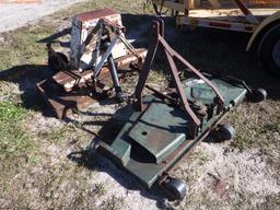 1-01110 (Equip.-Mower)  Seller:Private/Dealer (2) 3PT HITCH PTO ROTARY FINISH MO