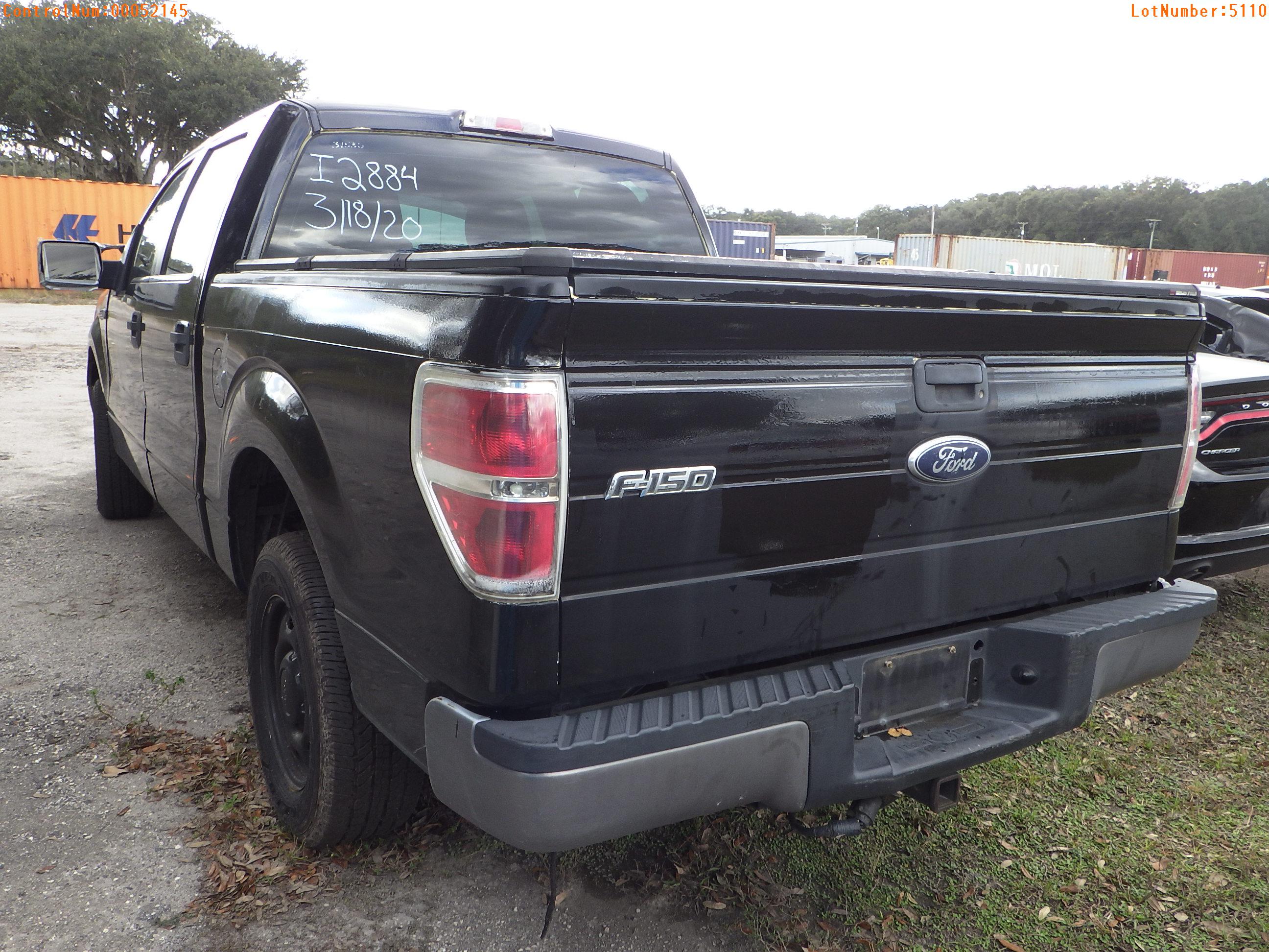 1-05110 (Trucks-Pickup 4D)  Seller: Florida State C.V.E. F.H.P. 2010 FORD F150