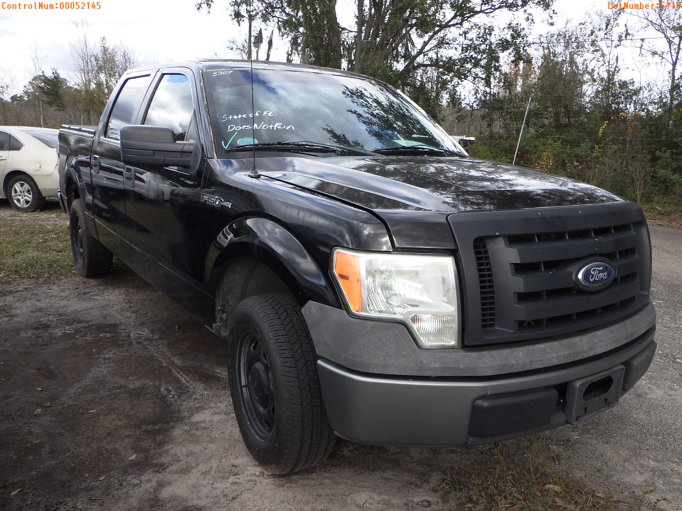 1-05110 (Trucks-Pickup 4D)  Seller: Florida State C.V.E. F.H.P. 2010 FORD F150