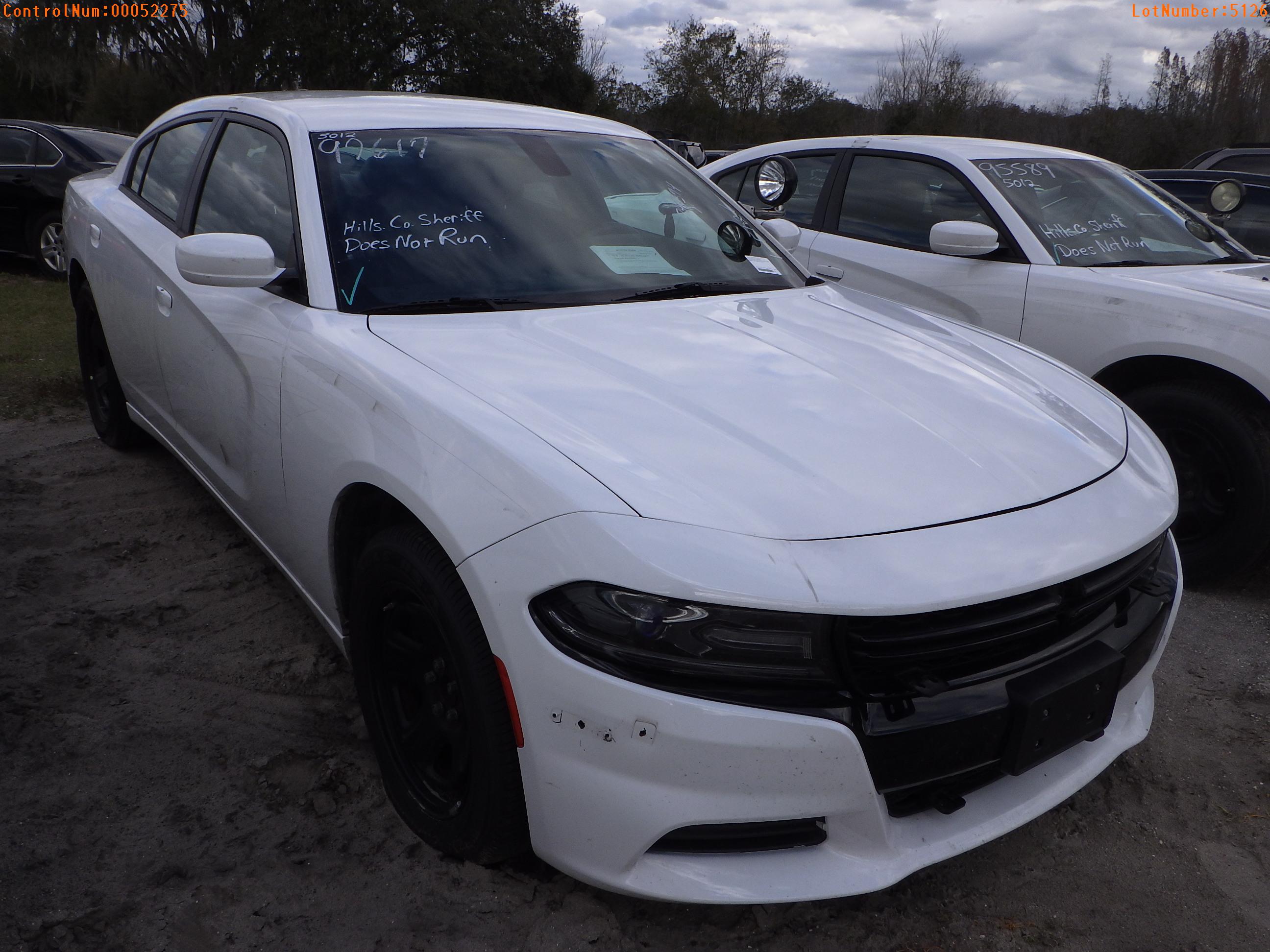 1-05126 (Cars-Sedan 4D)  Seller: Gov-Hillsborough County Sheriff-s 2015 DODG CHA