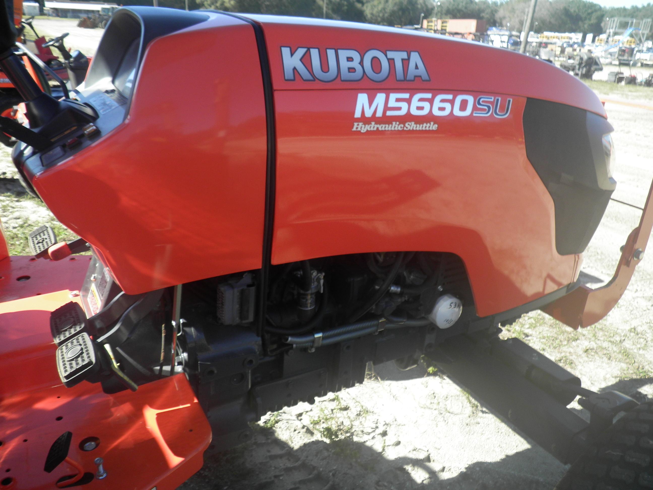 2-01194 (Equip.-Tractor)  Seller:Private/Dealer KUBOTA M5660SUF TRACTOR WITH HYD