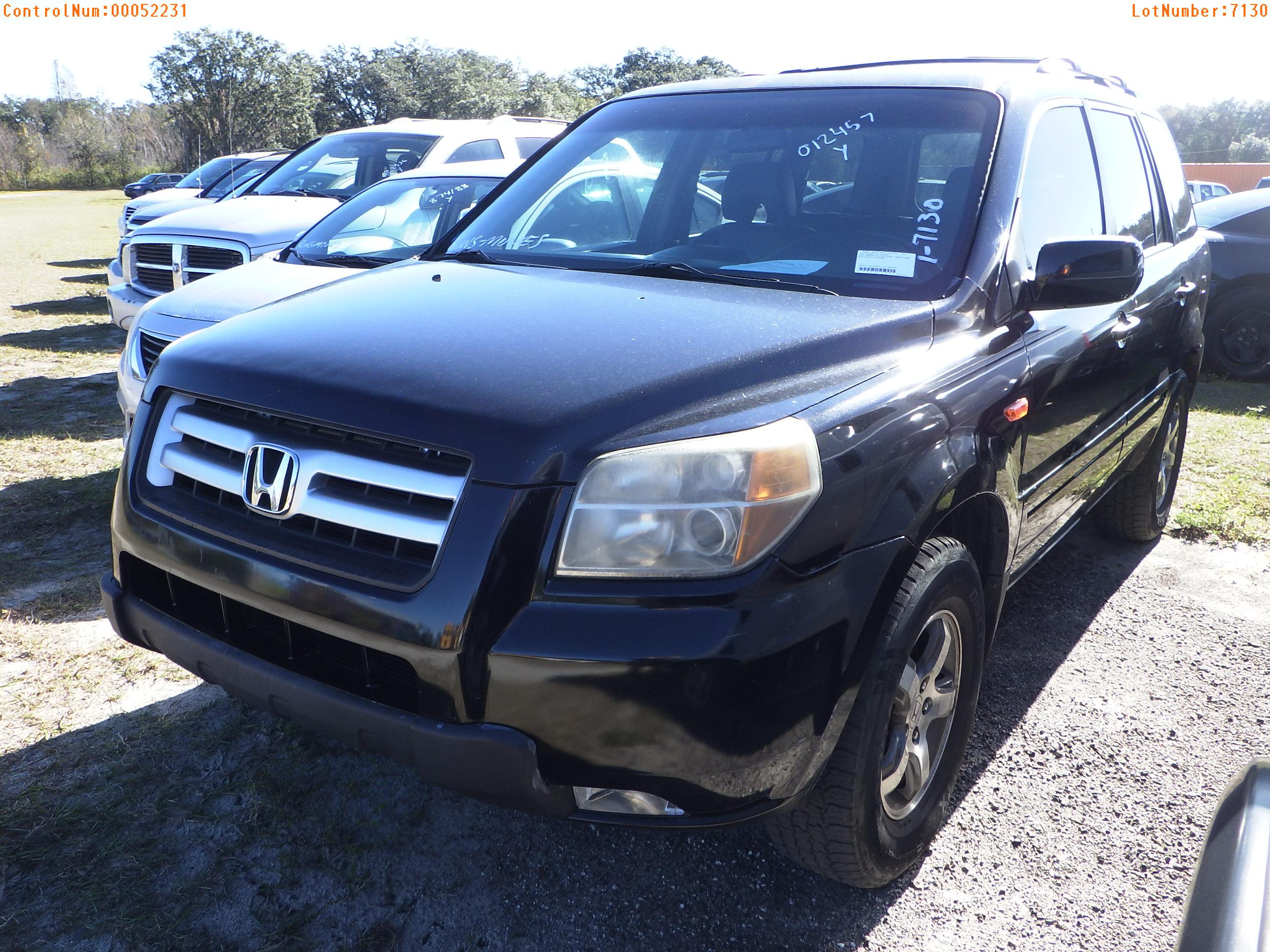 2-07130 (Cars-SUV 4D)  Seller:Private/Dealer 2007 HOND PILOT