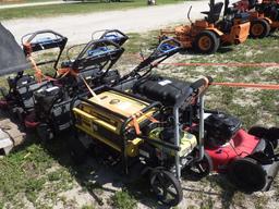 3-02118 (Equip.-Turf)  Seller:Private/Dealer (4) TORO LAWN MOWERS A PRESSURE WAS