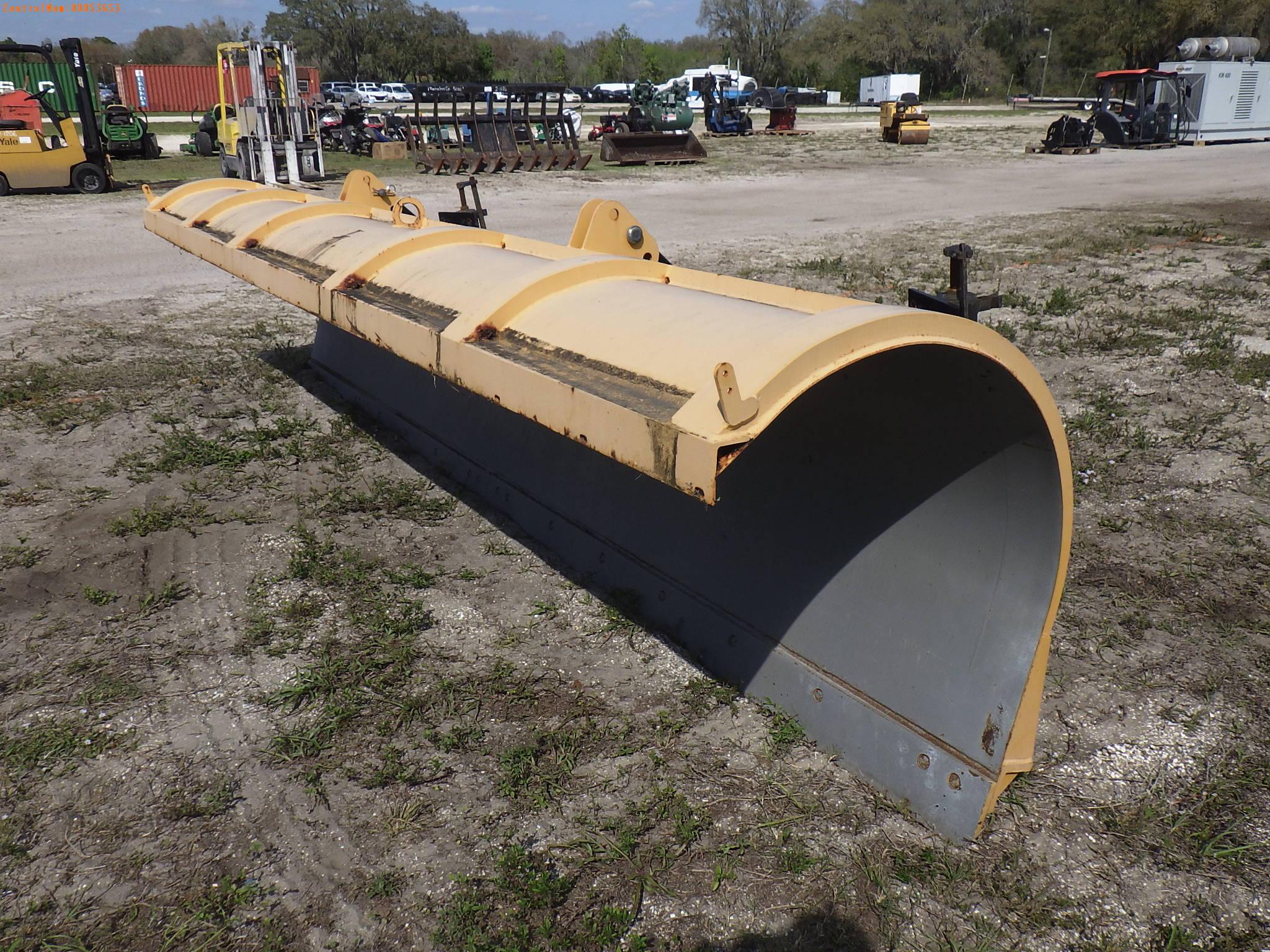 3-01150 (Equip.-Grader)  Seller: Gov-City Of Largo FALLS MR-1443E1 SNOW PLOW WIT