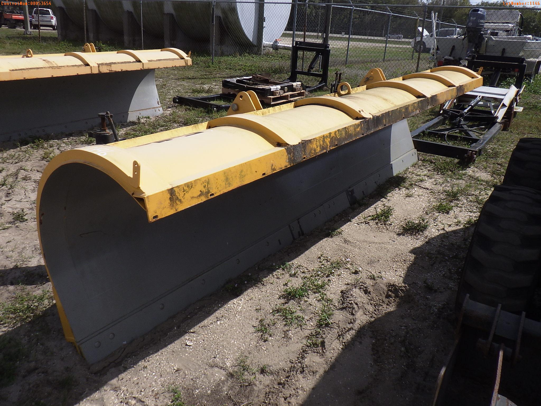 3-01146 (Equip.-Grader)  Seller: Gov-City Of Largo FALLS MR-1443E1 SNOW PLOW WIT