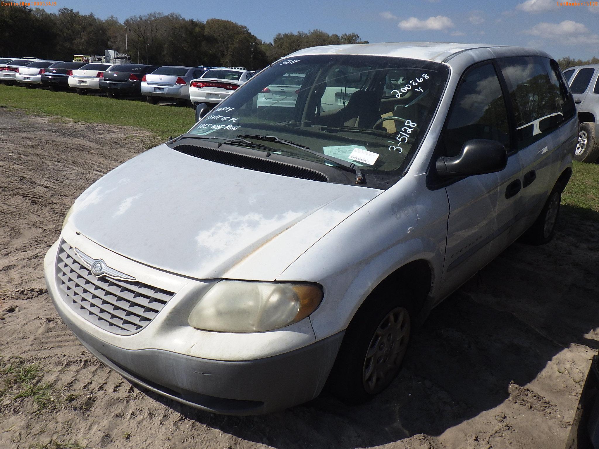 3-05128 (Cars-Van 3D)  Seller: Florida State D.J.J. 2001 CHRY VOYAGER