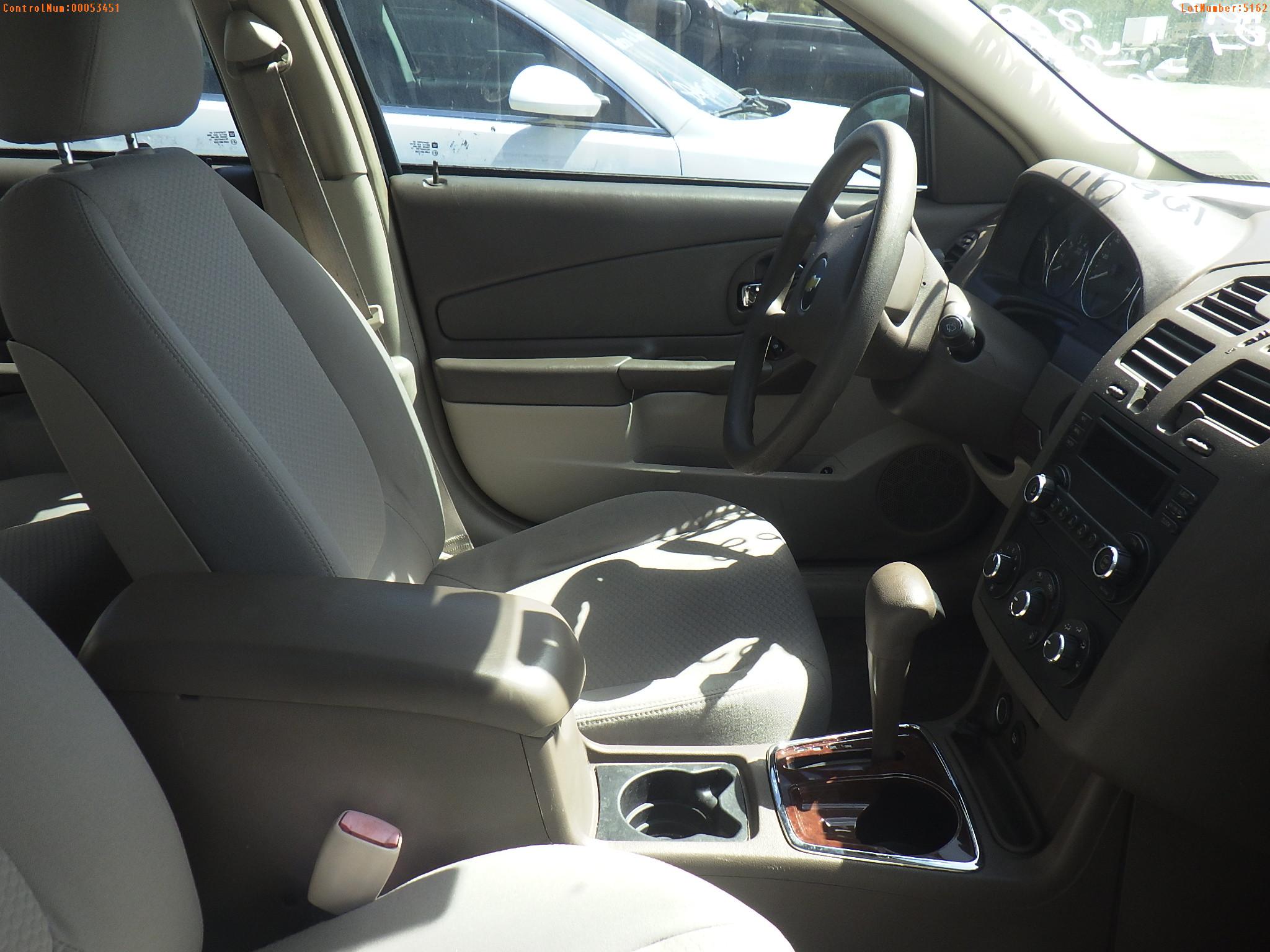 3-05162 (Cars-Sedan 4D)  Seller:Private/Dealer 2008 CHEV MALIBU