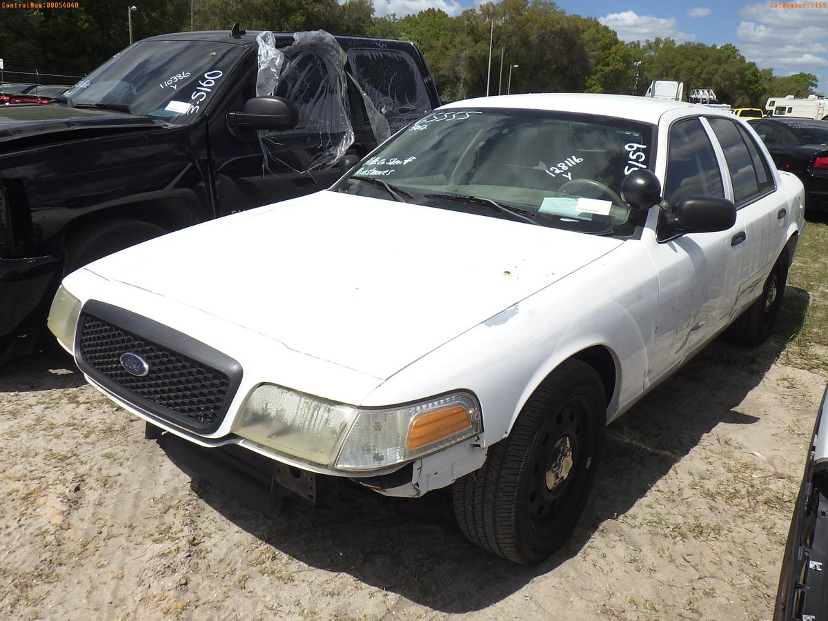 3-05159 (Cars-Sedan 4D)  Seller: Gov-Hillsborough County Sheriffs 2006 FORD CROW