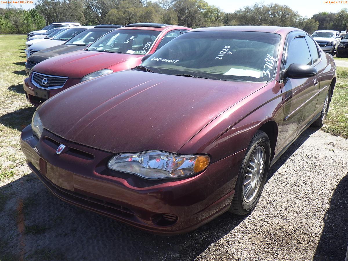 3-07134 (Cars-Coupe 2D)  Seller:Private/Dealer 2000 CHEV MONTECARL