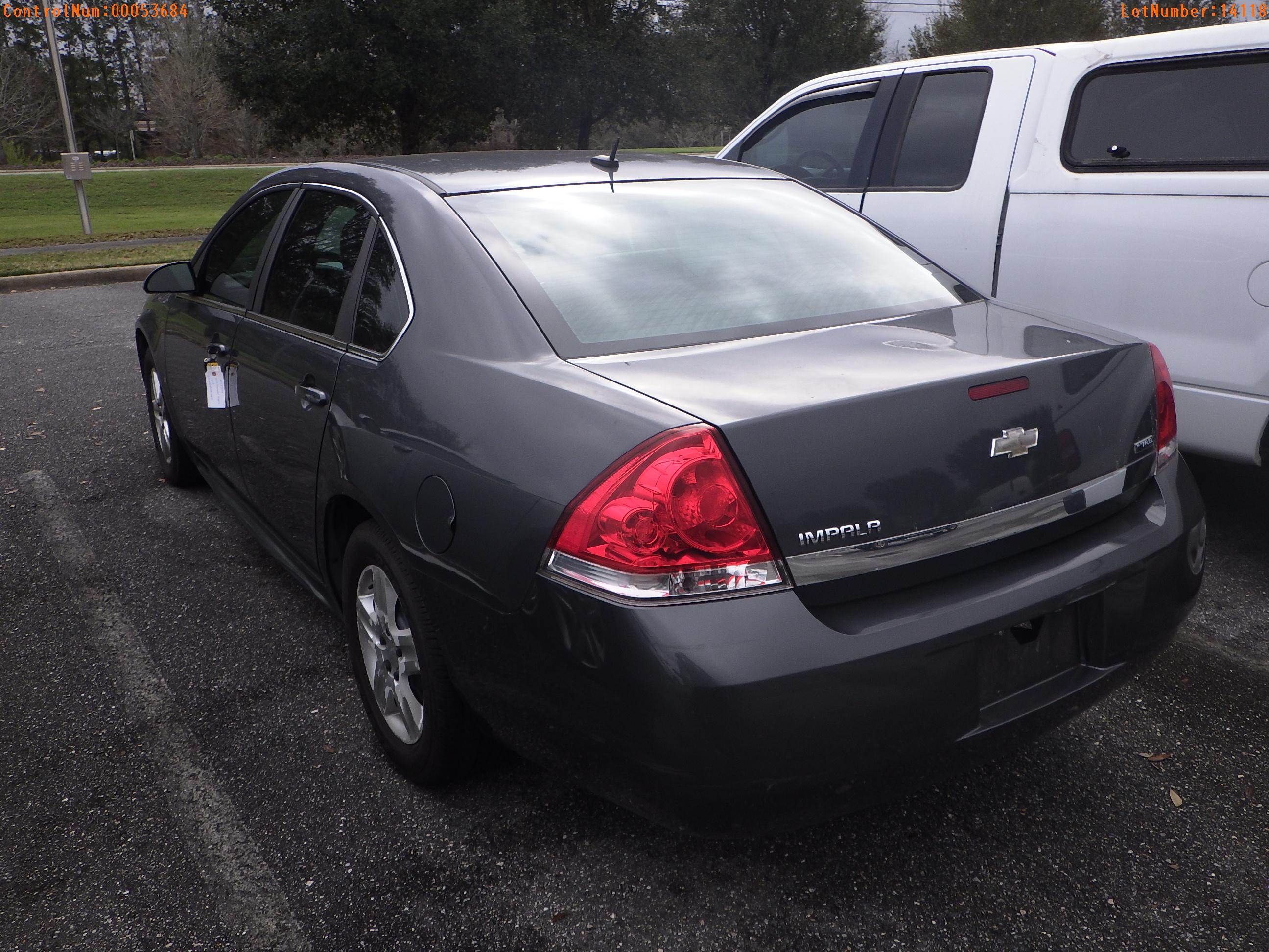 3-14118 (Cars-Sedan 4D)  Seller: Florida State A.C.S. 2010 CHEV IMPALA