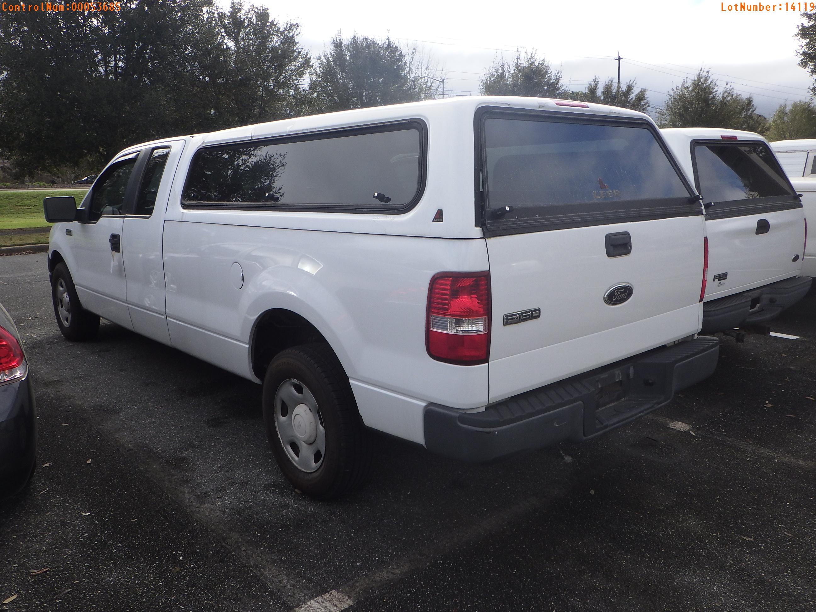 3-14119 (Trucks-Pickup 2D)  Seller: Florida State A.C.S. 2005 FORD F150