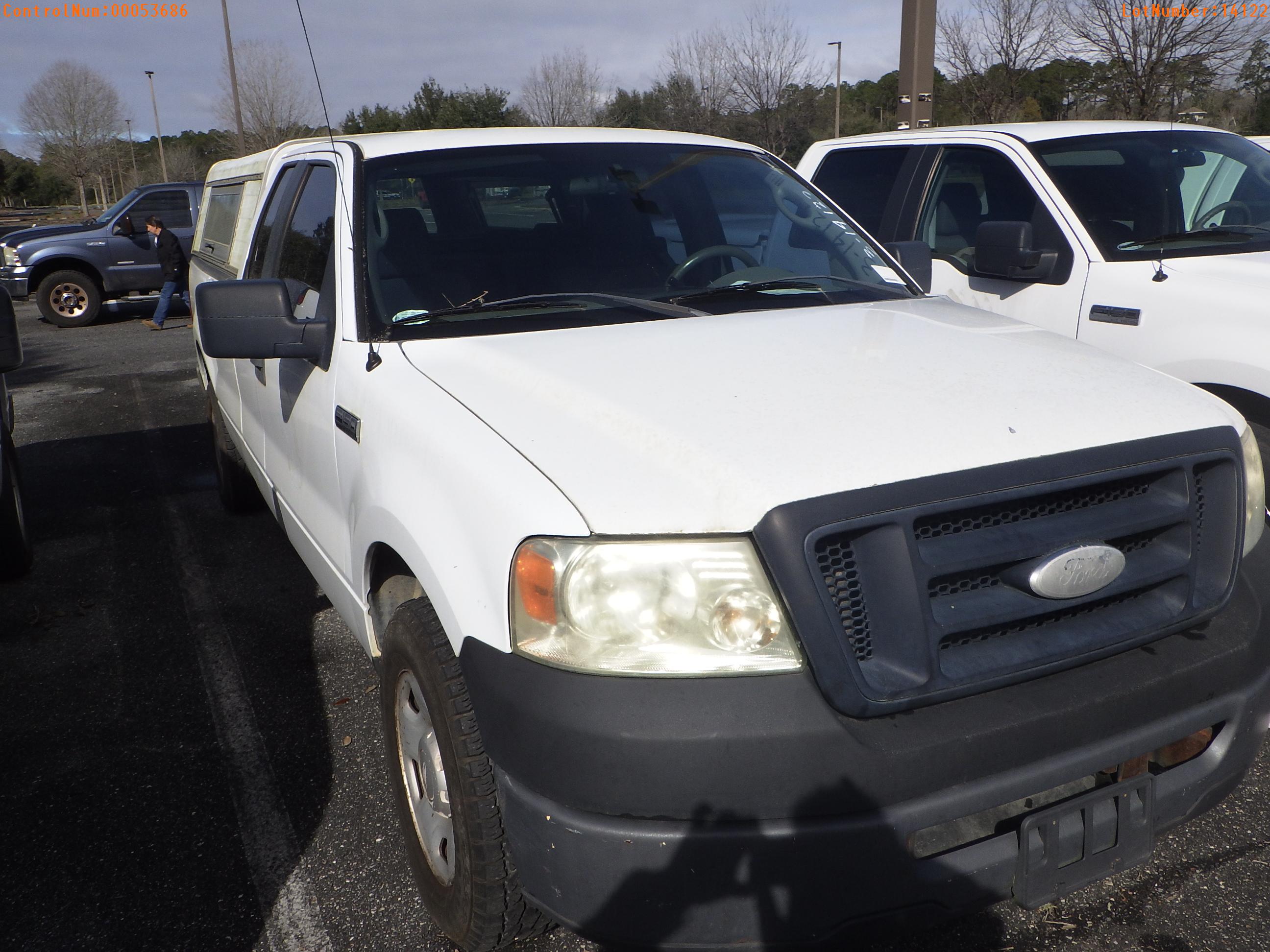 3-14122 (Trucks-Pickup 2D)  Seller: Florida State A.C.S. 2007 FORD F150