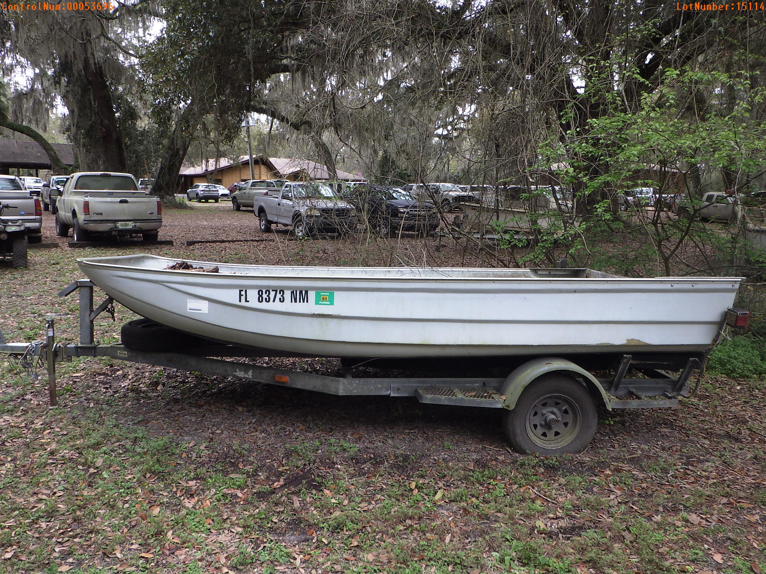 3-15114 (Vessels-Air boat)  Seller: Florida State F.W.C. 2007 SAP AIRBOAT