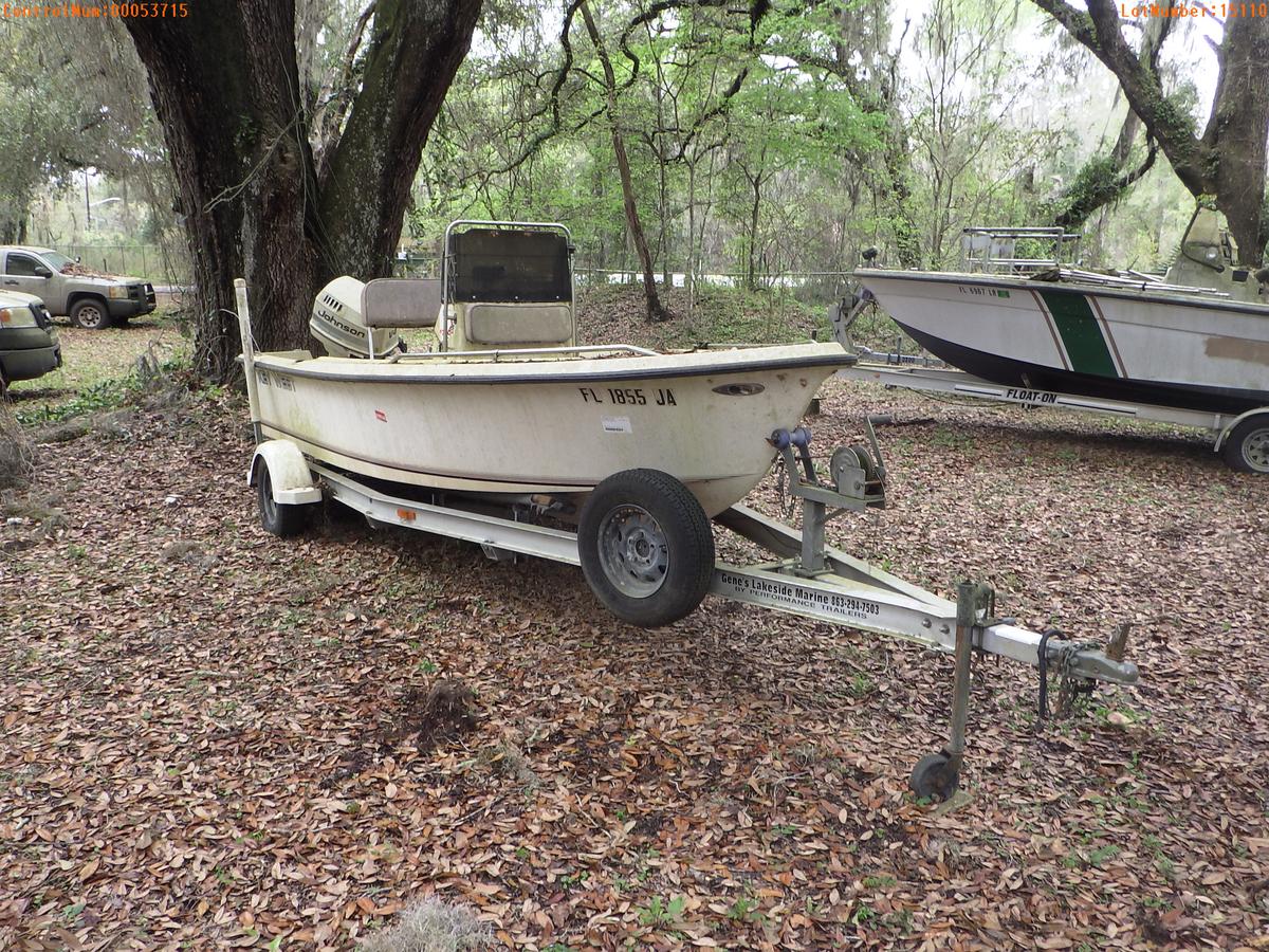 3-15110 (Vessels-Center console)  Seller: Florida State F.W.C. 1994 KEYW 17FT