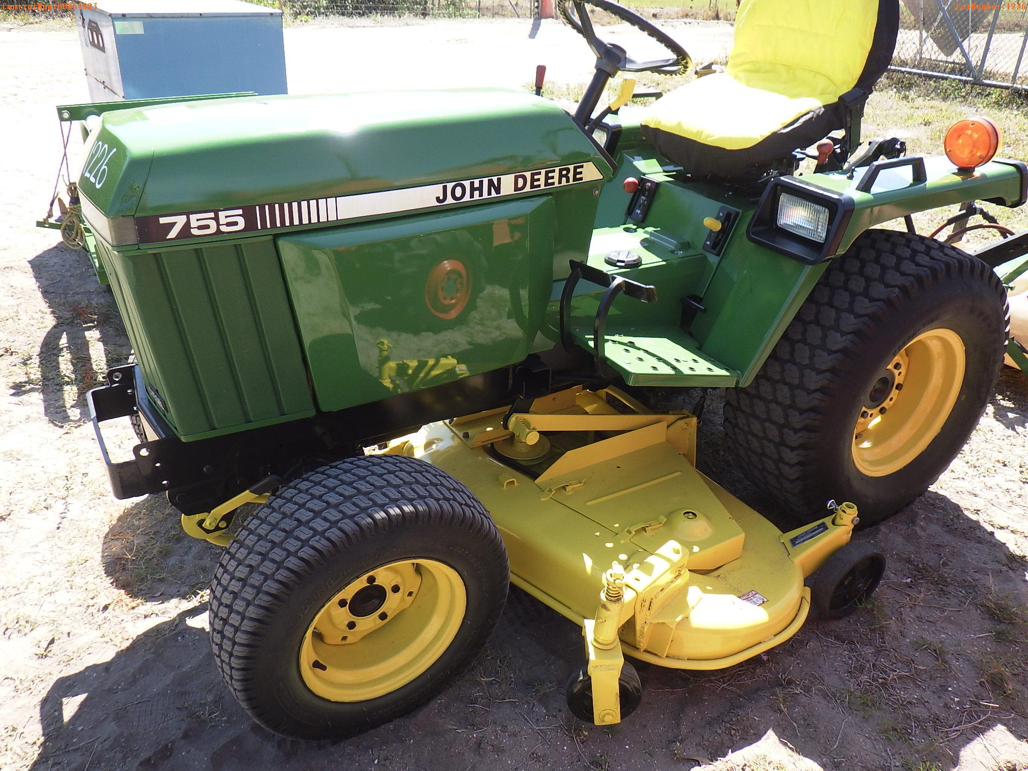 5-01134 (Equip.-Tractor)  Seller:Private/Dealer JOHN DEERE 755 TRACTOR WITH 25 G