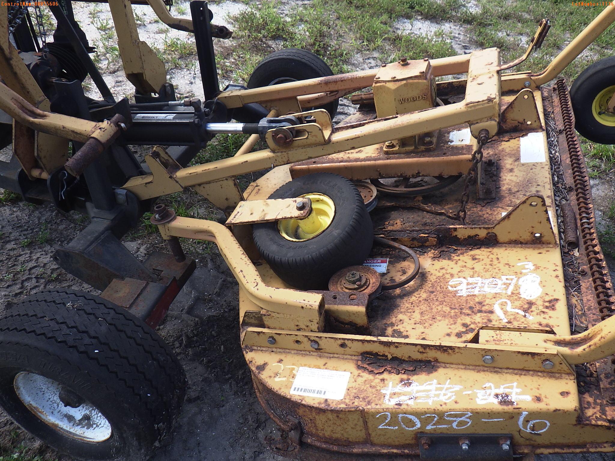 5-01136 (Equip.-Mower)  Seller:Private/Dealer WOODS 9704RD2 P.T.O. 3 DECK BATWIN